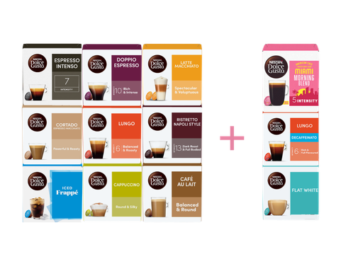 Selectie koffiecapsules | NESCAFÉ Dolce Gusto header image