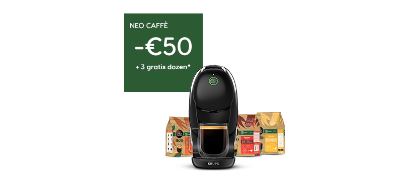 Aanbieding NEO Caffè machine Webshop | NESCAFÉ Dolce Gusto header image