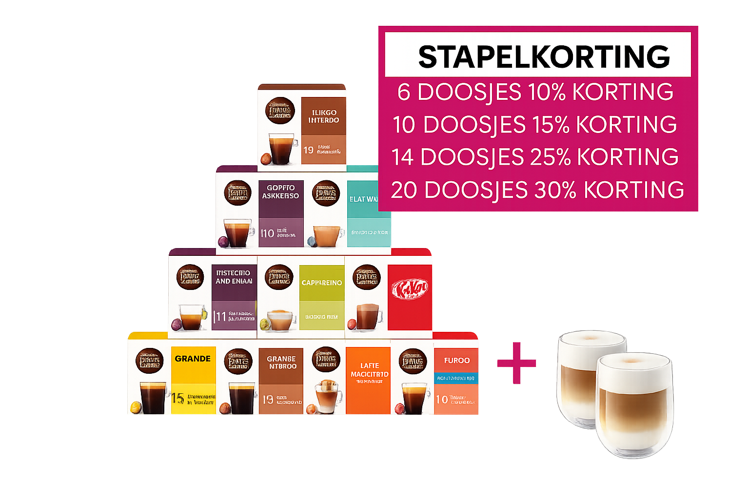 Selectie koffiecapsules | NESCAFÉ Dolce Gusto header image