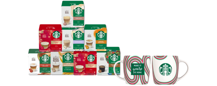 Koffiesmaken | Starbucks koffie NESCAFÉ Dolce Gusto header image