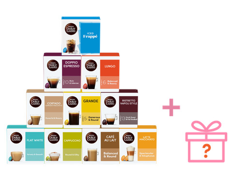 Selectie koffiecapsules | NESCAFÉ Dolce Gusto header image