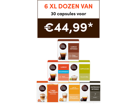 30 capsules verpakkingen | NESCAFÉ Dolce Gusto header image