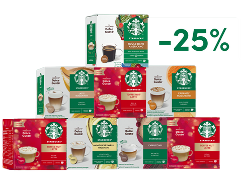 Koffiesmaken | Starbucks koffie NESCAFÉ Dolce Gusto header image
