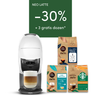 Aanbieding NEO Latte machine Webshop | NESCAFÉ Dolce Gusto header image