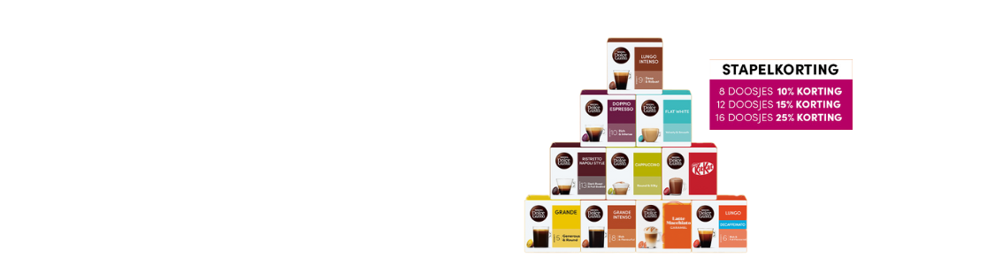 Selectie koffiecapsules | NESCAFÉ Dolce Gusto header image