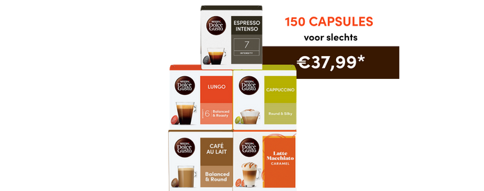 30 capsules verpakkingen | NESCAFÉ Dolce Gusto header image