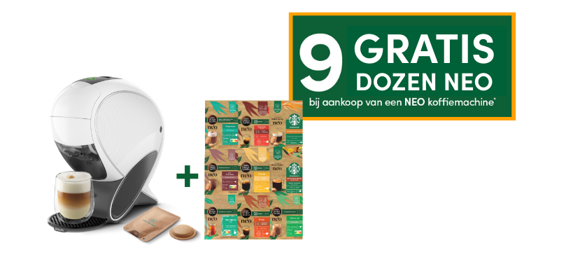 Aanbieding NEO Latte machine Webshop | NESCAFÉ Dolce Gusto header image