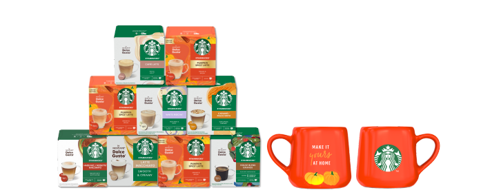 Koffiesmaken | Starbucks koffie NESCAFÉ Dolce Gusto header image