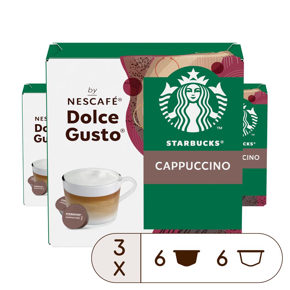 Voordeelverpakking Starbucks® Cappuccino 3X12 Capsules