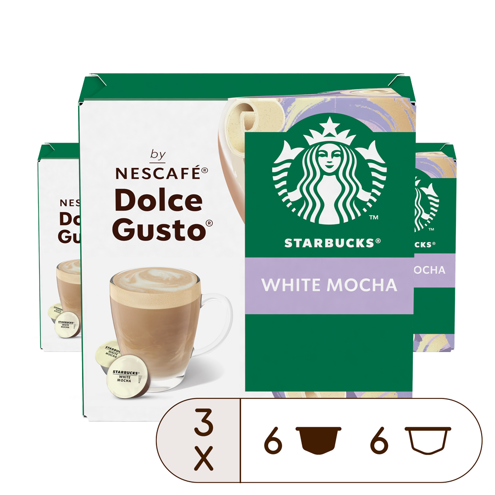 Voordeelverpakking Starbucks® White Mocha 3x12 Capsules