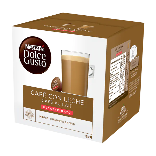 Cafe au lait best sale decaf dolce gusto