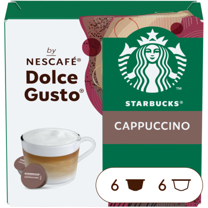 Doos van 12 NESCAFÉ Dolce Gusto Starbucks® Cappuccino 12 Capsules capsules