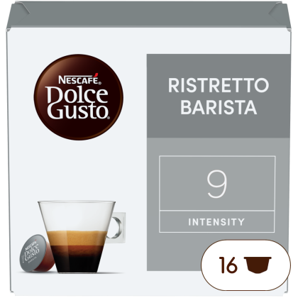 Doos van 16 NESCAFÉ Dolce Gusto Ristretto Barista 16 Capsules capsules