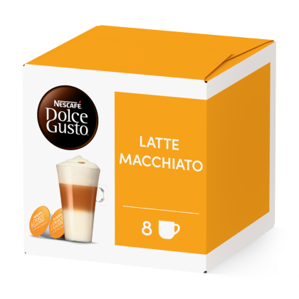 Doos van 16 NESCAF&Eacute; Dolce Gusto Latte Macchiato 16 Capsules capsules