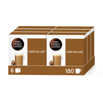 Voordeelverpakking Caf&eacute; au Lait 6x30 Capsules