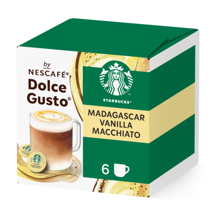 Doos van 12 NESCAF&Eacute; Dolce Gusto Starbucks&reg; Madagascar Vanilla Macchiato 12 Capsules capsules