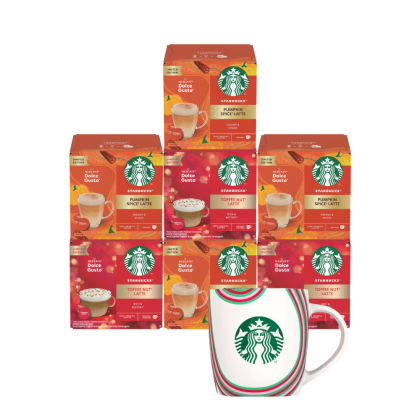 STARBUCKS&reg; Holiday Favorites pack + Mok 