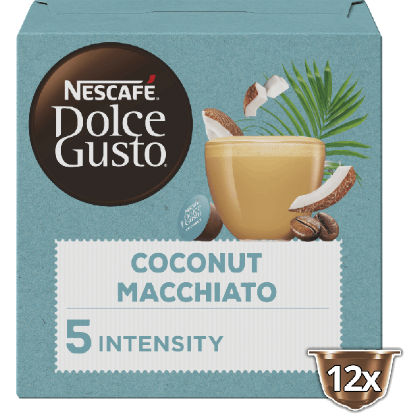 Coconut Macchiato 12 Capsules NESCAFÉ Dolce Gusto