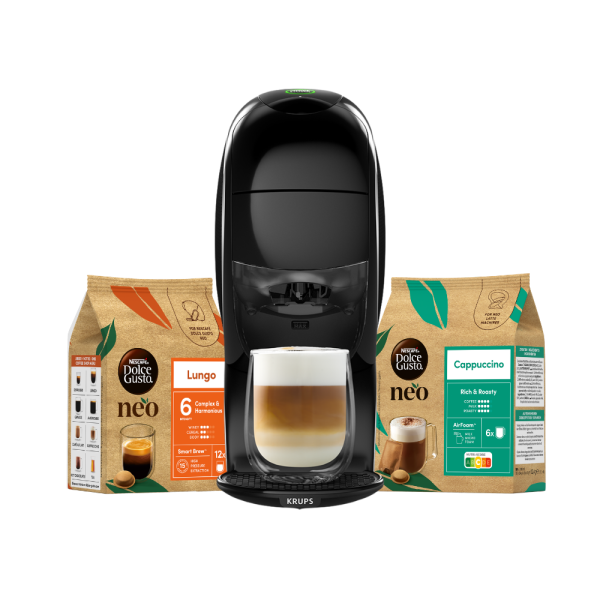 NEO Latte Zwart-bundel Lungo & Cappuccino