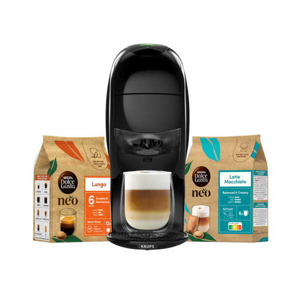 NEO Latte Zwart-bundel Lungo & Latte Macchiato