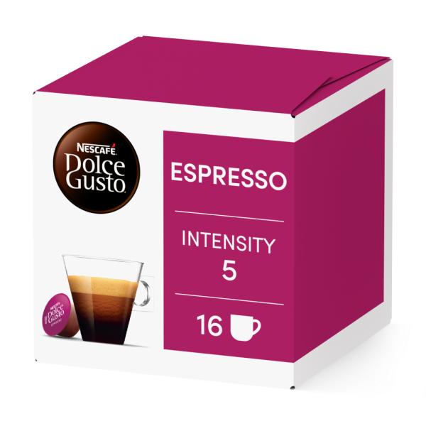 Doos van 16 NESCAFÉ Dolce Gusto Espresso 16 Capsules capsules