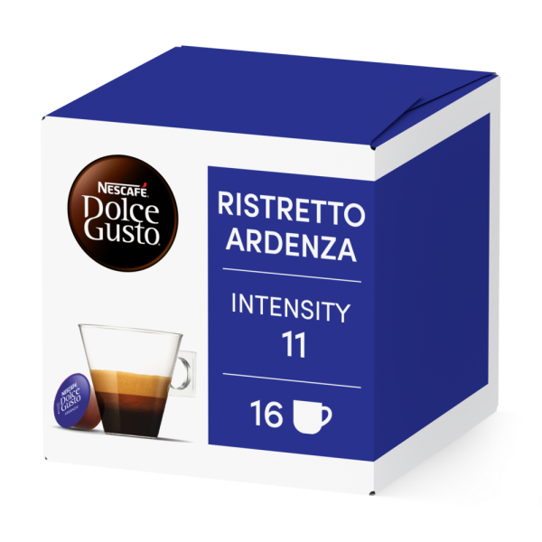 Doos van 16 NESCAFÉ Dolce Gusto Ristretto Ardenza 16 Capsules capsules