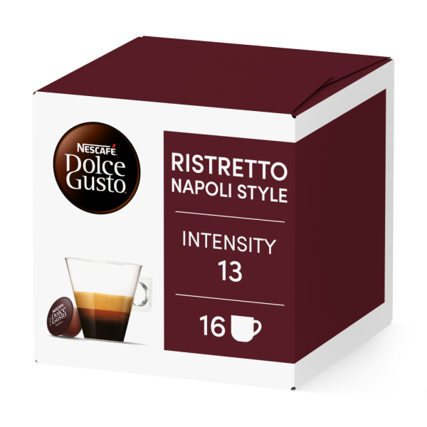 Doos van 16 NESCAFÉ Dolce Gusto Ristretto Napoli 16 Capsules capsules