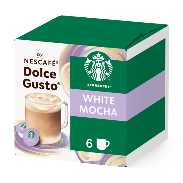 Doos van 12 NESCAFÉ Dolce Gusto Starbucks® White Mocha 12 Capsules capsules