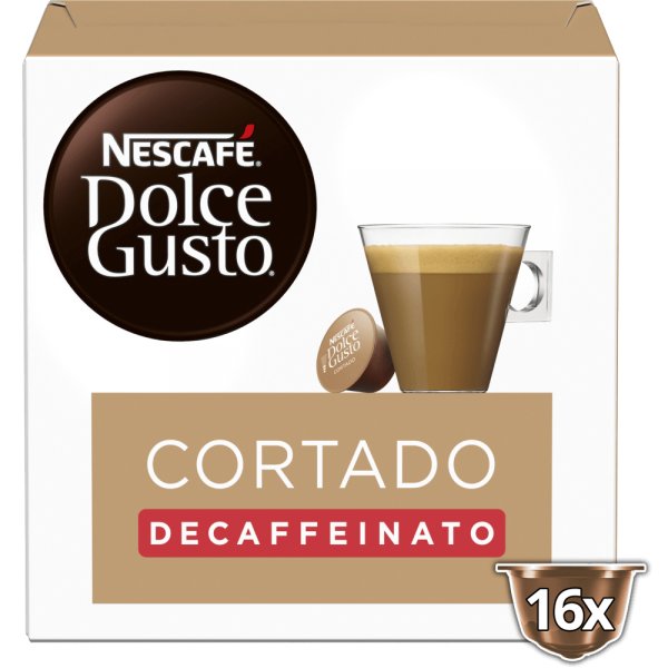 Cortado Decaffeinato 16 Capsules