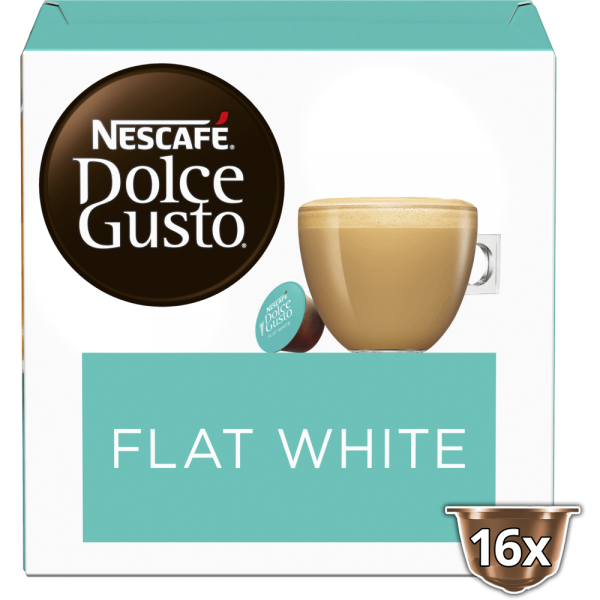 Flat White 16 Capsules NESCAFÉ Dolce Gusto