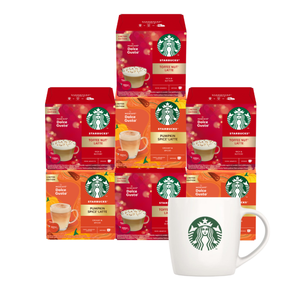 STARBUCKS® Feestdagen Favorieten Pakket + Mok 