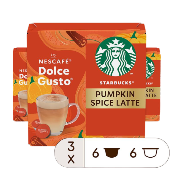 Voordeelverpakking Starbucks® Pumpkin Spice Latte 3x12 Capsules 