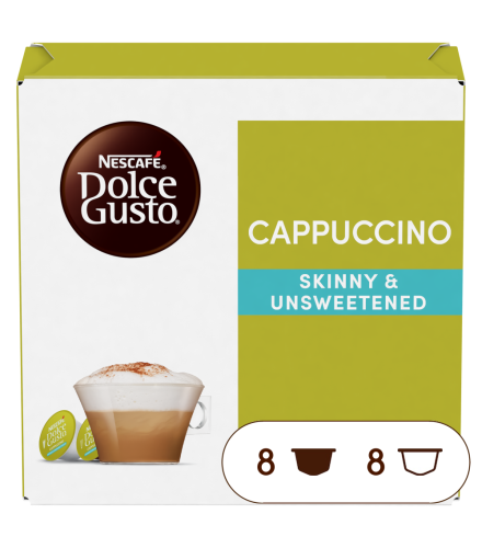 Doos van 16 NESCAFÉ Dolce Gusto Cappuccino Skinny 16 Capsules capsules