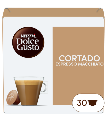 Doos van 30 NESCAFÉ Dolce Gusto Cortado 30 Capsules capsules