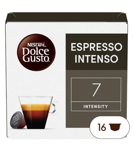 Doos van 16 NESCAFÉ Dolce Gusto Espresso Intenso 16 Capsules capsules
