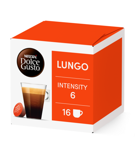 Doos van 16 NESCAF&Eacute; Dolce Gusto Lungo 16 Capsules capsules