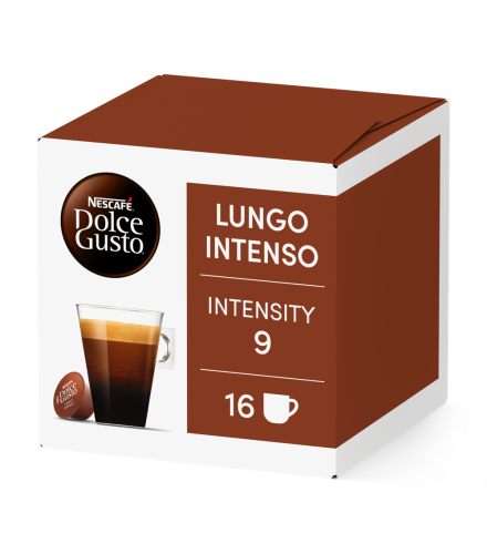 Doos van 16 NESCAF&Eacute; Dolce Gusto Lungo Intenso 16 Capsules capsules
