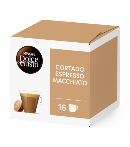 Doos van 16 NESCAF&Eacute; Dolce Gusto Cortado 16 Capsules capsules