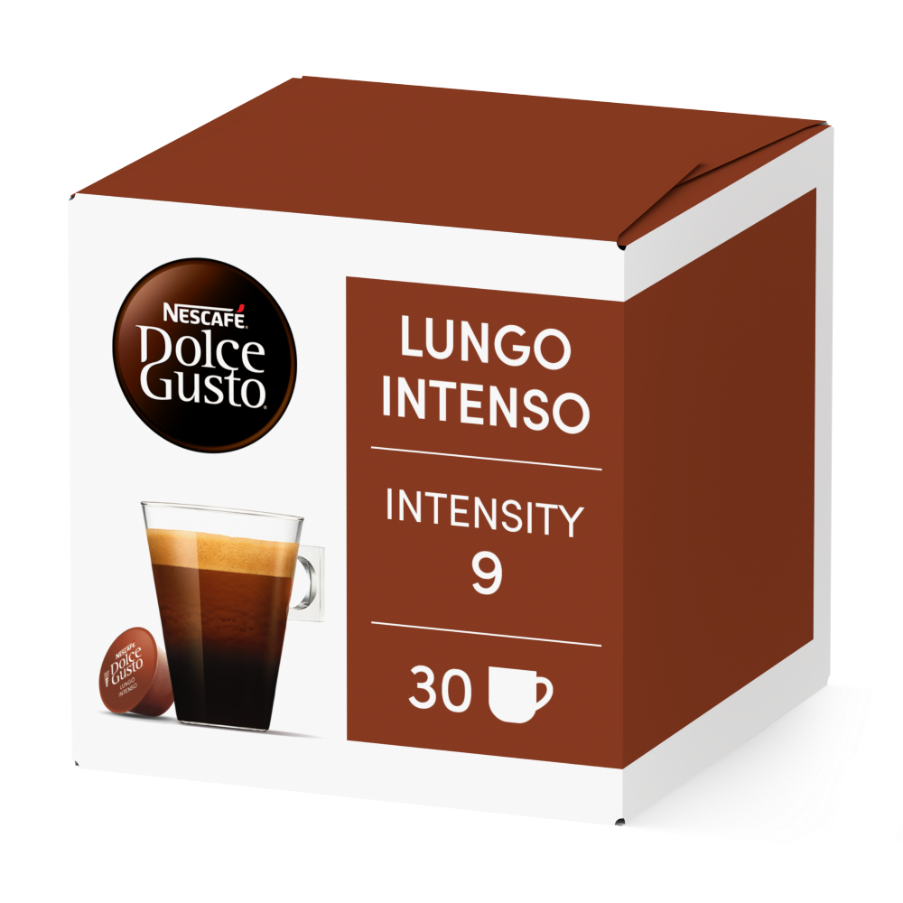 Doos van 30 NESCAFÉ Dolce Gusto Lungo Intenso 16 Capsules capsules