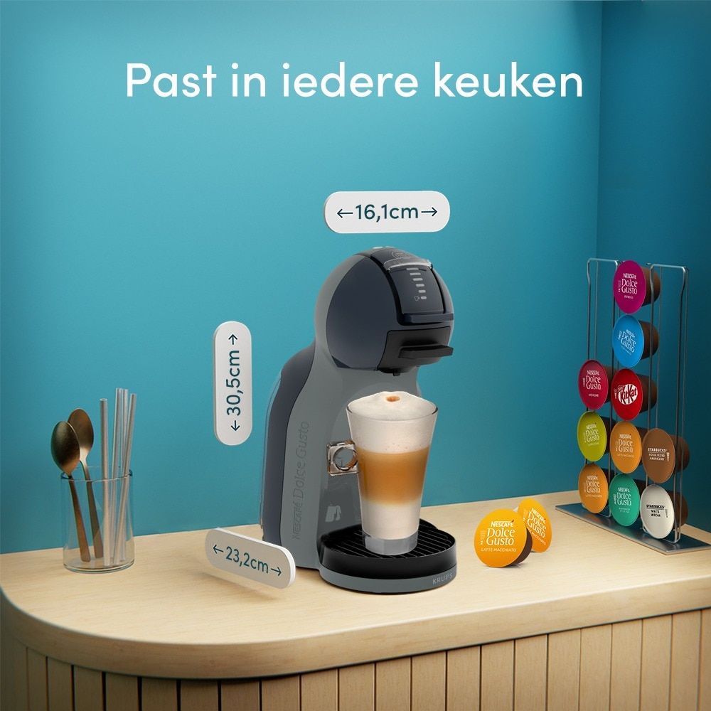 Mini Me 2 capsulekoffiemachine met latte macchiato
