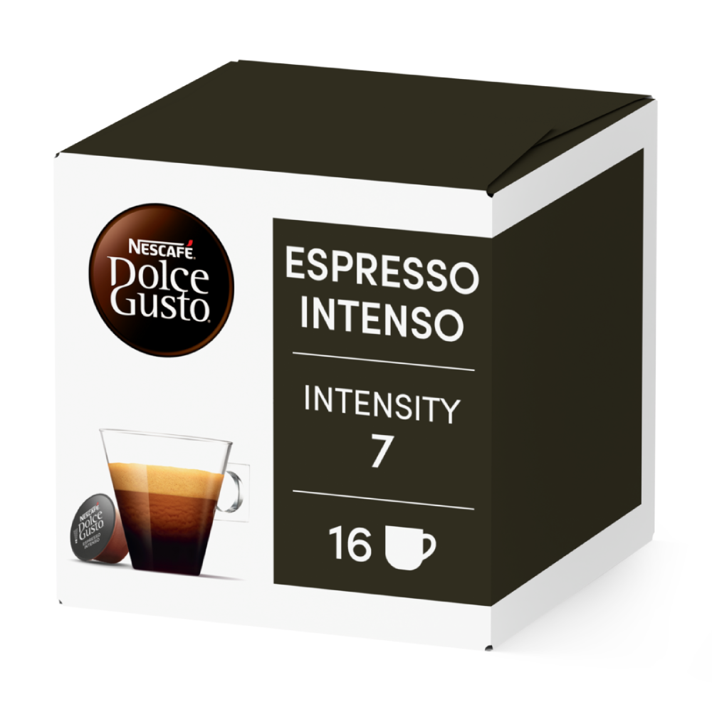 Doos van 16 NESCAFÉ Dolce Gusto Espresso Intenso 16 Capsules capsules