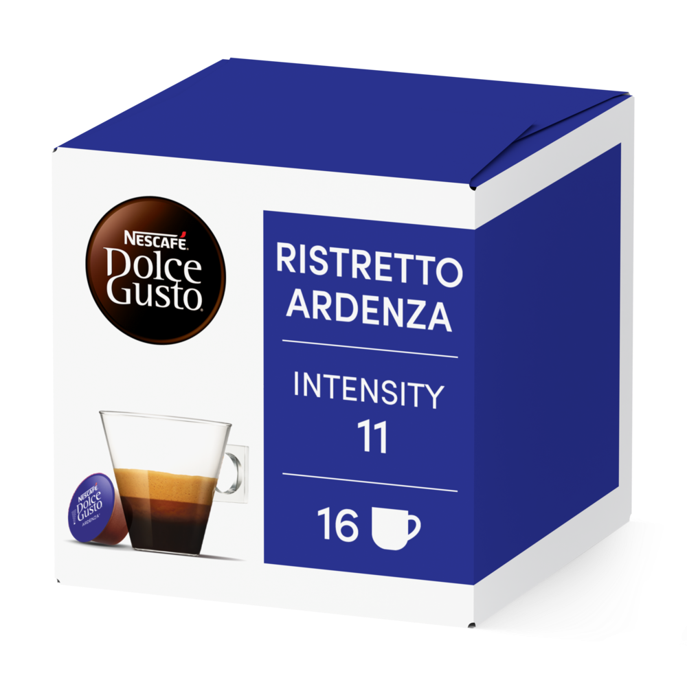 Doos van 16 NESCAFÉ Dolce Gusto Ristretto Ardenza 16 Capsules capsules