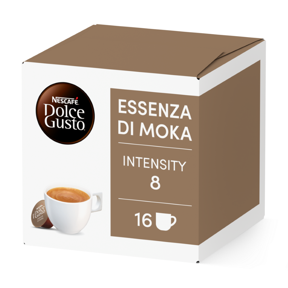 Doos van 16 NESCAFÉ Dolce Gusto Essenza di Moka 16 Capsules capsules