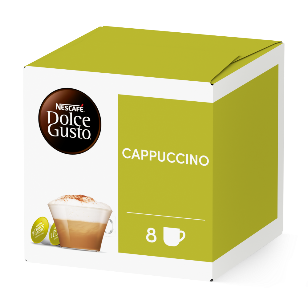 Doos van 16 NESCAFÉ Dolce Gusto Cappuccino 16 Capsules capsules