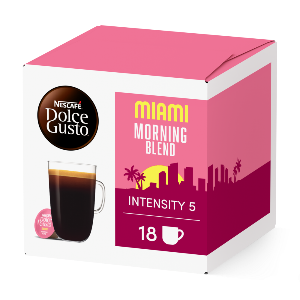 Doos van 18 NESCAFÉ Dolce Gusto Miami Morning Blend 18 Capsules capsules