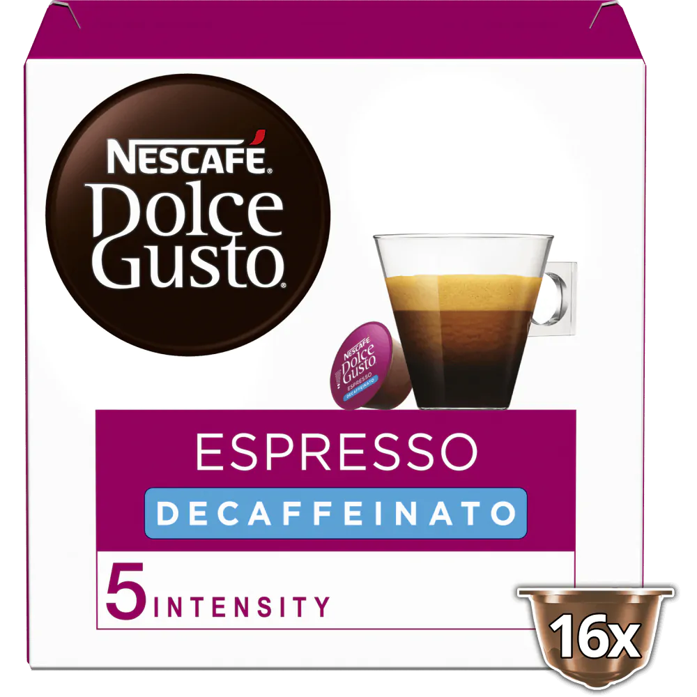 Espresso Decaf 16 koffiecups | NESCAFÉ Gusto