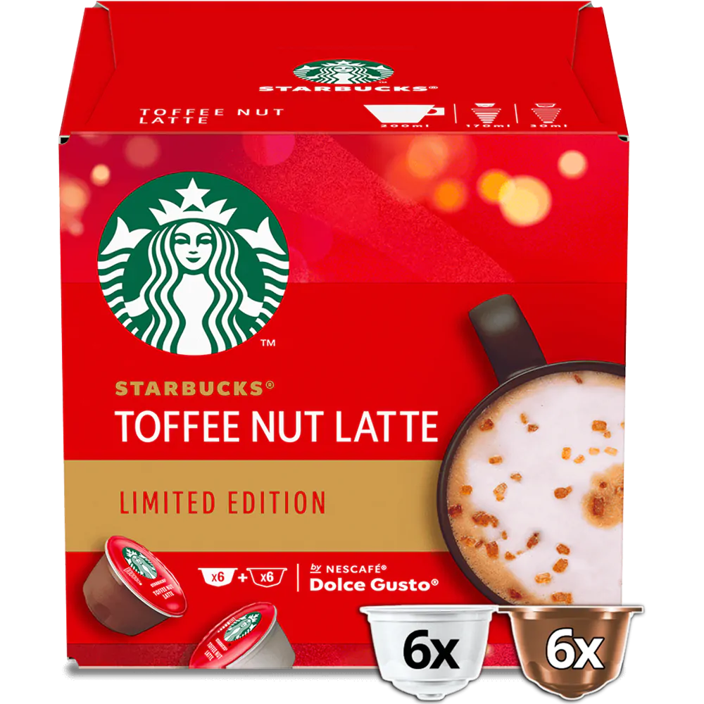 Starbucks toffee nut store latte dolce gusto