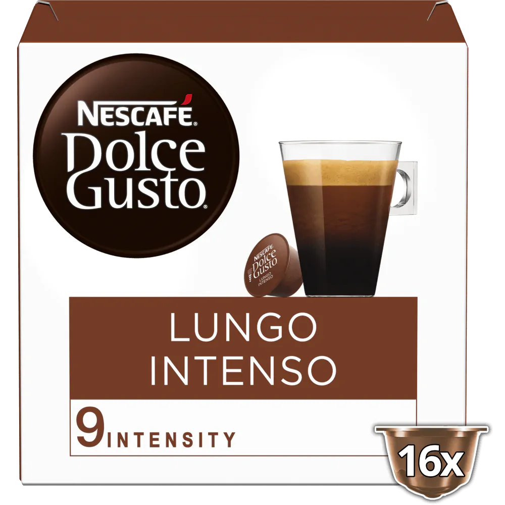 Lungo Intenso 16 koffiecups NESCAF Dolce Gusto
