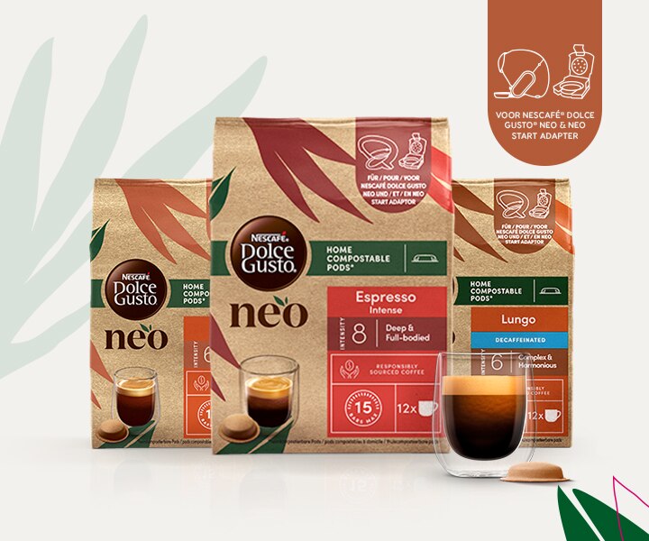 NESCAFÉ Dolce Gusto Lungo en Espresso intense verpakkingen