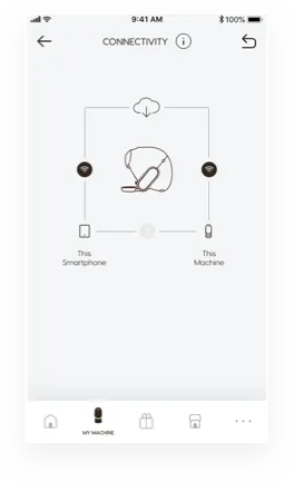 Screenshot from my account page in the application